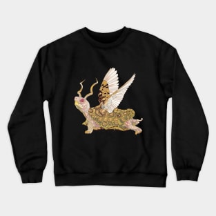 Turtle with Wings Crewneck Sweatshirt